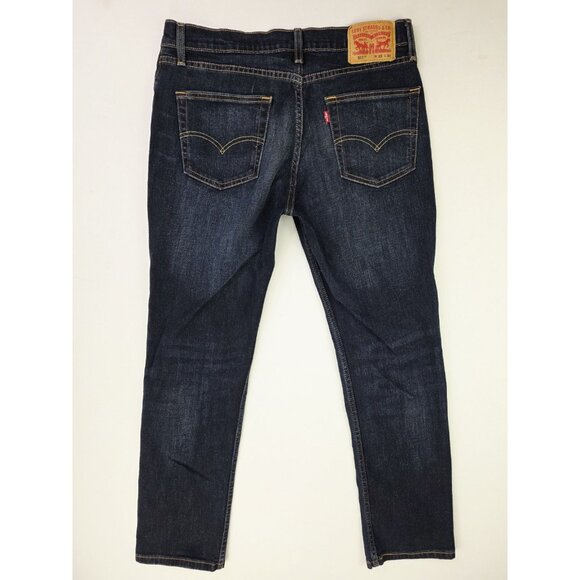 Levi's Size 33X30 Mens 511 Blue Egyptian Cotton Denim 5 Pocket Logo Tag Jeans - Picture 1 of 13